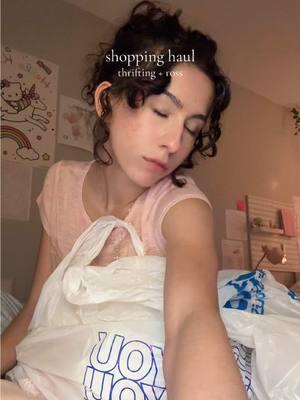 i look a bit rough, thanks tiktok #haul #thrift #ross #thrifthaul #rosshaul #christiantiktok #shabbychic #coquette #fyp 