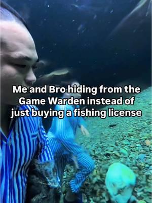 Bros A Genius 💀 #gamewarden #fishing #fishinglicense #funnyvideo #fishingmemes #fishingfunny 