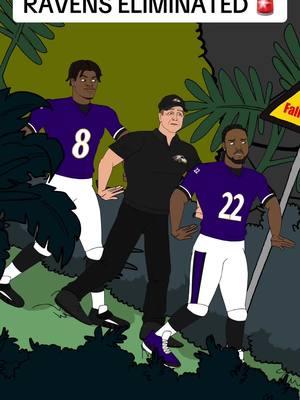 Welcome to the offseason Baltimore  #GridironHeights #NFL #NFLPlayoffs #animation 