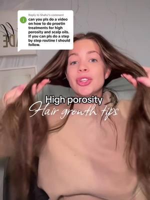 Replying to @ShahJ hair growth tips for high porosity hair ❤️ #hairporosity #hairtok #hairgrowth #hairgrowthtips #hairporosityguide #hairporosityhair #highporosity #highporosityhairtips 