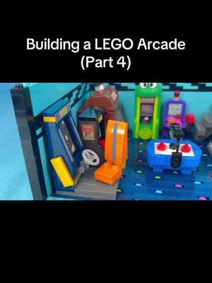 Building a LEGO Arcade (Part 4) Video by The B3 #lego #arcade #legobuild #legobuilds #legomoc #legomocs #legotiktok 