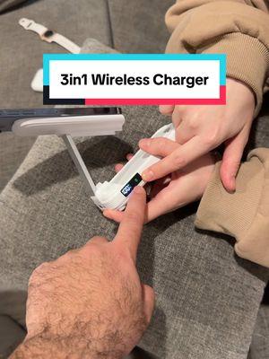 My wife’s new Favorite Charger! #wirelesschargerstation #chargingstation #3in1charger  #3in1chargerstation 