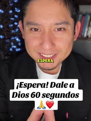 Dale a Dios 60 segundos 🙏❤️ #oracion #oremosjuntos #oracionpoderosa #prayer #powerfulprayer #nightprayer #oraciondelanoche 