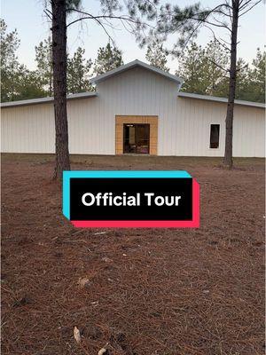 Official tour of our build. The end is getting near as we wrap up so many details in the next few weeks! #venue #weddingvenue #event #arkansas #celebrate #party #bookingnow #unique #secluded