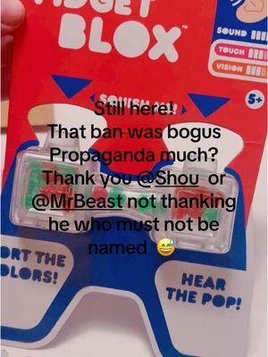 Well that was Wierd #fidgetblox from @Radar Toys #salemoregon thank you @Shou for having our backs more than #hewhomustnotbenamed and also @MrBeast 👉🏻👈🏻