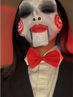 One of my fav looks EVER! #horrorbabe #ilovehorrormovies #saw #jigsaw #mua #sfxmakeup 