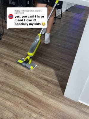 Replying to @Creaciones Mahli so easy to use even your kids can use it! #sharkvacmop #vacmop #mopping #vacuuming #sweeping #cleaningtips #cleaning #cleaningmusthaves #musthaves 