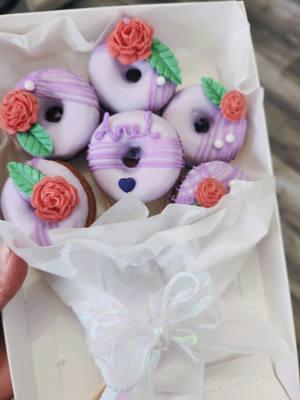 Mini Donut 🍩 Bouquet 💐#ramodedonas #donitasdemaquina #carlitarosita 