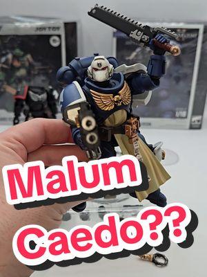 This is my quick attempt at making a Warhammer 40K Malum Caedo figure with @JOYTOY US OFFICIAL Space Marines which are currently on sale! I used a Ultra Marines Sternguard veteran and a Raven  Guard Intercessor Sargent Rychas. would still need a little bit of work and customization to make a figure of the Amazing Boltgun video protagonist But I think this is really close and super fun. both of these figures highlight the amazing joy toy detail in quality the hand-painted work all the accessories the buttery smooth articulation I love joy toy. #joytoy #warhammer40k #ultramarines #ravenguard #malumcaedo 