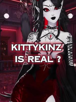 KITTYKINZ is Real?  #Catgirl #vampire #queen #goth #vtuber #envtuber #purr #purring 