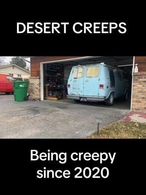 Creep life.#desertcreepsvc #shitbox #creepvan #chevy #van #vannin 