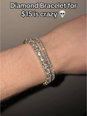 The flex is crazy ( it's just moissanite ) #moissanite #moissanitejewelry #moissanitebracelet #moissanitevsdiamond #bracelet #bracelets #diamond #diamonds #diamondbracelet #diamondjewelry #finejewelry #TikTokShop 