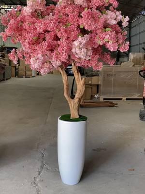 cherry blossom tree #artificialtree #artificialplants #hoteldecor #homedecor #flowers #cherrytree #blossomtree #backdropdecoration #flowertrees 