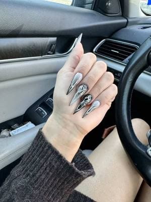 Nail day 💅🏼🖤🤩 #pflugervillenails #huttonails #roundrocknails #taylornails #georgetownnails #manornails #nailsalon #popularnails #trendynails #longnails #mediumnails #shortnails #naildesigns #huttotxnails #pflugervilletxnails #roundrocktxnails #taylortxnails #austintxnails #manortxnails #georgetowntxnails #austinnails #nailideas #nailinspo #popularnails #nails