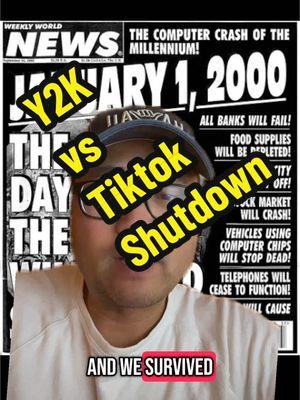 Did you remember Y2K? If you do, it means you are old 😅 #y2k #1999 #2000 #tiktokdown #tiktokshutdown #hchitv #fyp #genx #genxtiktokers #babyboomer 