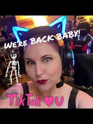 Well we all had a proper scare huh?!! But WE’RE BACK baby! TikTok is ALIVE… and we are here to rock it. #3vilQuinn #StreamerCommunity #contentcreatorlife #BOOM #socialmedia #tiktokisbackbaby #usatiktok #3vil4Lif3 #rawr 