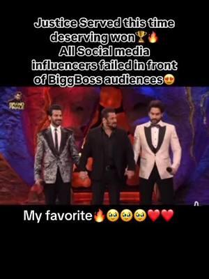 Awww lots of love🫶🏼🔥🏆 most deserving contestant of biggboss 18 😍😍😍 #biggboss #bb18 #winner #kvm #chumveer #fyp #bigboss #bollywood #india #realityshow #foryoupage #viral #trending #massfollowing 