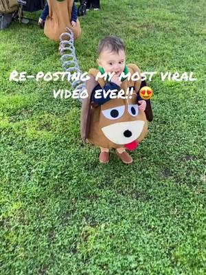 reposting my most viral video ever!!  oh to be able to go back in time again 😍   ##shadowbanned##halloween##fyp##disney##foryou##foryoupagr##foryourpage##toystory##baby##babies##twins##toddler##toddlers##slinkydog##twinsoftiktok##twinboys##cosplay##cosplayer##disneyworld##disneyland##disneyplus##timallen##tomhanks##toys