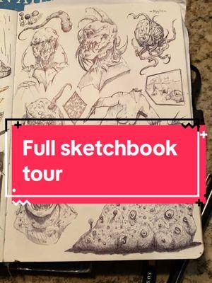 With tiktok back I thought you all deserve an uncensored look into my current sketchbook so here is everything I have drawn so far 🫣 thank you all to all of those who have interacted with my art videos it means everything 🤗 #sketchbooktour #fulltour #fullsketchbooktour #sketches #sketchtour #sketchbook #sketchartist #creepyart #anatomy #anatomyart #thankyou 