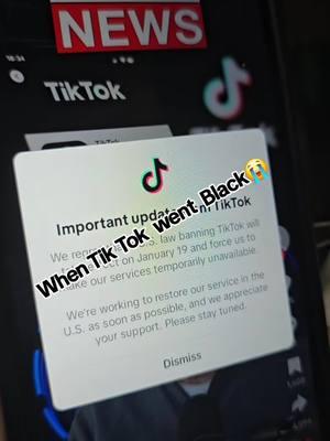 WHEN TIKTOK WENT BLACK 😪 #tiktokwentblack #tiktokban #titantic #goingdownwiththeship #COMEBACK 