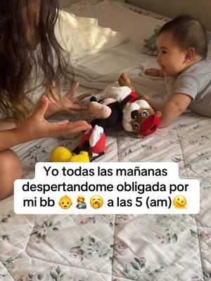 Yo todas las mañana despertandome a las 5 a m por Que mi bb se  desperto  les passa! 🥹#bebe#sleep #mom #wakeup #mornin 