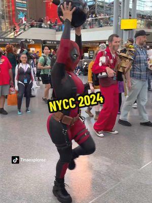 Lady Deadpool (me) at NYCC #viral #foryou #deadpool #cosplay #nycc #javitscenter #draft #