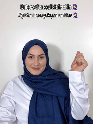 Which color suits you the most?  Hangi rengi kendine daha çok yakıştırıyorsun ? Ben 🟦 Hijab : @elifeshopnj 💙🧕🏻  #hijabtotorial #HijabFashion #hijabstyle #hijabinamerica #vlogger #hijaboutfit 