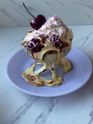 Ice cream sundae from scratch🍨🎀 was craving all my favorite toppings so I decided to make them and it was 100% worth it #madefromscratch #homemade #icecreamsundae #icecream #baking #sprinkles #howitsmade #lucymakes #lucysmith #BakeWithMe 