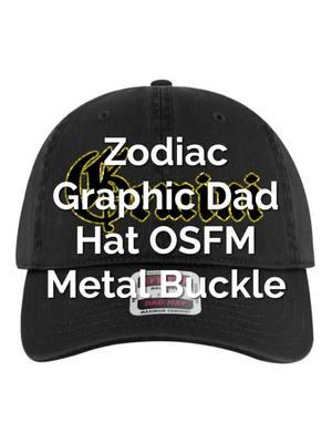 Zodiac Dad hats now Avalible in bio :) #hats #custommade #fyp #graphic #dadhat #zodiac #zodiacsigns #SmallBusiness