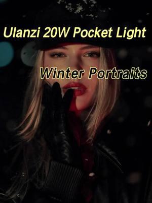 How to create a winter wonderland vibe with Ulanzi 20W RGB light? #ulanzi #ulanzilight #litwithulanzi #pocketlight #portablelight #portablelighting #rgblights #vlogessentials #contentcreator #lightingsetup #lightinghack