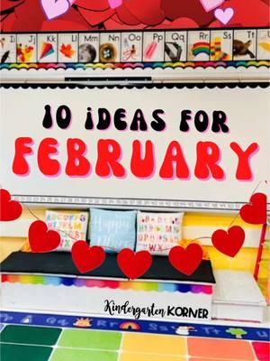 My favorite February Resources… February may be the shortest month, but it’s a busy one in Kindergarten!  From Groundhog Day to the 100th Day, Valentine’s Day and Presidents’ Day, these resources include a little bit of everything to mix fun and learning. Plus, bulletin boards and writing and math journals for the entire month. #tiktokteachers #teachertok #kindergartenteacher #iteachk #bulletinboard 