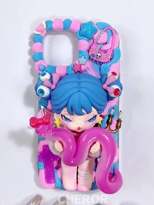 Nami Redemption figurine custom decoden case ~ #asmr #cheror #asmrsounds #decoden #decodenphonecase #DIY #nami #blindbox #custom #phonecase #samsung #charms #creamglue #foryou 