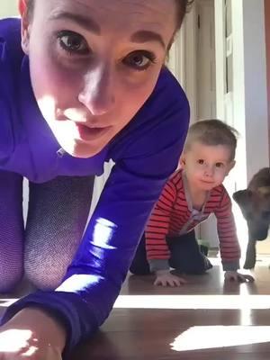 This was way before tiktok. One of my friends shared this on fb this morning and I was like I totally forgot about this! Wyatt was a baby. We had just gotten the puppy. I hated pushups-still do. @Keri G160 I believe this video was for you that day! #runtok #run #iloverunning #bostonmarathon2025 #runcoach #normalizerunning #runtokcommunity #runningwithheart #runner #Running 