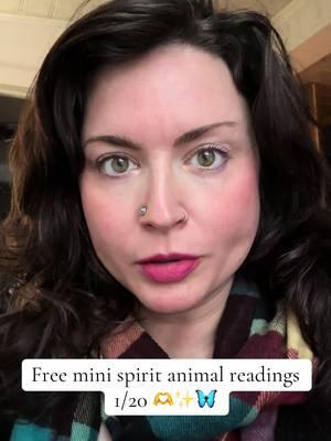 Free mini spirit animal readings today 1/20. Comment if interested 🫶✨🦋 #spiritualtiktok #animalguide #spirituality #readings #mediumsoftiktok 