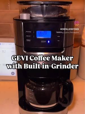 ☕️ Say hello to the ultimate coffee game-changer: the Gevi 10-Cup Coffee Maker with Built-In Grinder! 🌟 This sleek machine does it all—grind fresh beans to perfection and brew rich, flavorful coffee in minutes. 🫘💧 With its customizable grind settings, you can adjust the grind size and strength for the perfect cup every time. Whether you’re brewing for yourself or a crowd, the 10-cup capacity has you covered. 🙌 ✅ Built-in grinder for ultimate freshness ✅ Adjustable grind size & brew strength ✅ Programmable timer for coffee ready when you are ✅ Keep-warm function to savor every sip Upgrade your coffee routine and bring the café experience home! Shop now and transform your mornings! 🛒✨ #GeviCoffeeMaker #CoffeeLovers #TikTokMadeMeBuyIt #MorningEssentials”