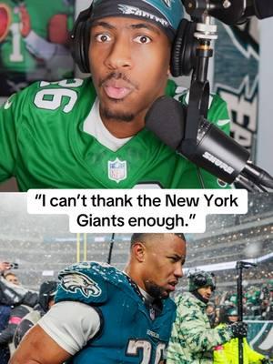 Thank you to New York. Saquon Barkley is not human. #realtalk  #saquonbarkley #eagles #giants #nfl #playoffs #SuperBowl #rams #commanders