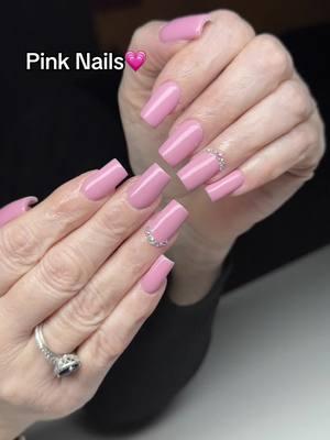 Pink nails 💗 #nails #cutenails #desing #wisconsin #nailsdesing #inspo #pinknails #pinknailinspo #💗 