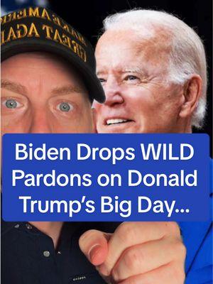 Biden DROPS WILD Pardons on Trump’s Big Day! 😳 #politicstiktok #politicaltiktoker #donaldtrump #trump #politicaltiktok #biden 