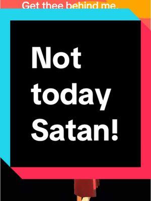 Get thee behind me, Satan! Matthew 16:23 @Red_Butterfly007 #1goatlife #christian #christ #jesus #gospel #evilnun #demonicpossession #bible #bibleverse #Matthew1623