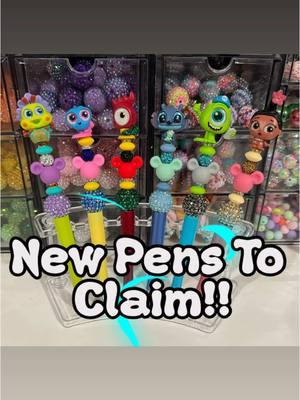 New Pens To Claim!!!😍Message Me To Order! Tons Of Characters To Choose From To Customize Your Own!  ⭐️ ⭐️ ⭐️ ⭐️ ⭐️ #massfollowing #custommade #supportsmallbusiness #smallbusinesstok #growtogethercommunity #handmade #smallbusinesscheck #giftideas #SmallBusiness #oneofakind #cutepens #shopsmall #pensoftiktok #pensofinstagram #pens #characterpens 