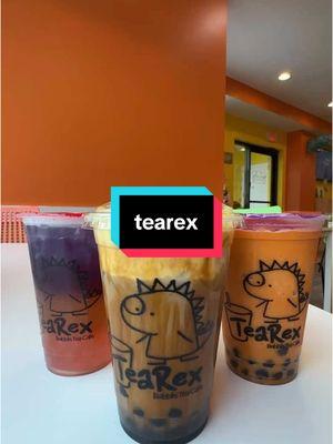 Tea-rrific. It's never too cold for📍TeaRex in Skokie. // #fabfoodchicago #skokie #boba #bobalover #chicagoeats #Foodie #bubbletea