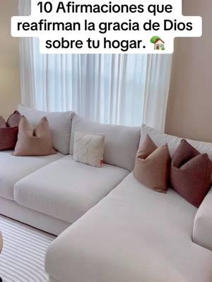 10 Afirmaciones que reafirman la gracia de Dios sobre tu hogar. 🏠 #mariagonzalez #decoracionesymas #hogar #señoralife #homesweethome🏡 #wifelife #cozyhomedecor #decoration #decorating #sanvalentin #valentines #limpieza #orden #livingroom #livingroomdecor #homecleaning #homeclean #dios #god #lagraciadedios 