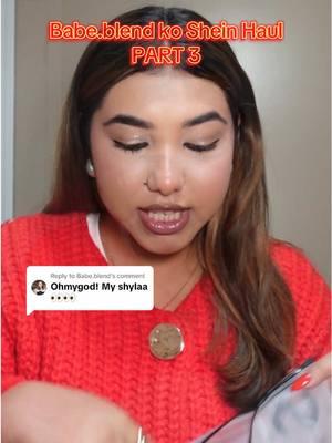 Replying to @Babe.blend Here’s the final part! How many times did i say “cut2”? 😂😂😂 @Babe.blend ko @SHEIN @SHEINUS Haul PT3!🤭 #ivlogisha #viral #nepali #makemefamous #nepalitiktok #sheinhaul #babeblend #amrikakogaukodidi #sheinhaul2025 