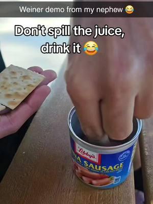 How Natives eat Vienna Sausage. Drink the juice, she goes  #🤣🤣🤣 #nativetiktok #navajotiktok #for #foryourpage #viennasausage #navajo #navajonation #reztiktok #weiner #navajohumor #nativehumor #nativeamerican #demo 