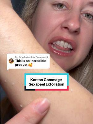 Replying to @furiousleigh New Year New Skin Routine 🩷 Korean gommage peels are great for all skin types, gentle exfoliation, mature skin & acne prone skin ladies 👏🏻 Skin prep must try! #koreanskincare #skinexfoliation #gommage #peelingskin #dryskin #matureskin #glowyskin #koreanskincareproducts 