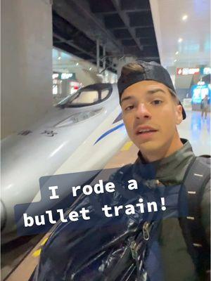 My first bullet train experience! #travel #traveling #train #bullettrain #asia #chongqing 