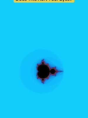 Can Your Eyes Handle This? #EyeTest #MandelbrotSet #FractalPatterns #InfiniteZoom #VisualChallenge