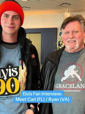 Elvis Fan Interview: Meet father/son duo Carl (from FL) and Ryan (from VA)! ⚡️ if you have an Elvis Fan Story to tell, send me a message! #elvis #elvispresley #elvispresleyfans #elvispresleyfan #elvisfan #elvisfans #tcb #elvispresleyfans #elvisaaronpresley #elvisforever #tcb #elvistheking #kingofrockandroll #kingofmusic #elvislove #kingofrocknroll #graceland #elvispresleyedit #elvisedit #fact #facts #didyouknow #trivia #triviaoftheday #elvisfact #elvisfacts #graceland #elvisedit #fanstory #fanstories 