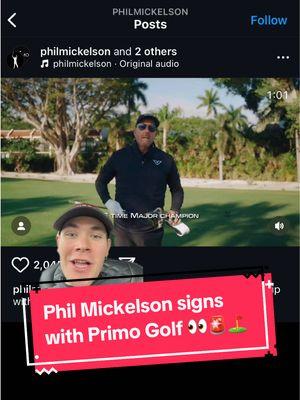 Phil Mickelson stays my goat #golf #granthorvat #takomo #labgolf #liv #greenscreen 