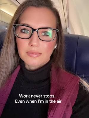 I might be in a flying tin can but I’m still working. This is why I fly and don’t drive. I’m more productive in the air. West Texas I’m headed your way! #fyp #goodgirl #goodgirls #texas #airportlife #flight #swa #wtx #westtexas #southwest #texas #over40 #single #workmademedoit #tooearlyforthis #40andover #toocoldforthis #texaswomen #sweettexasbee 